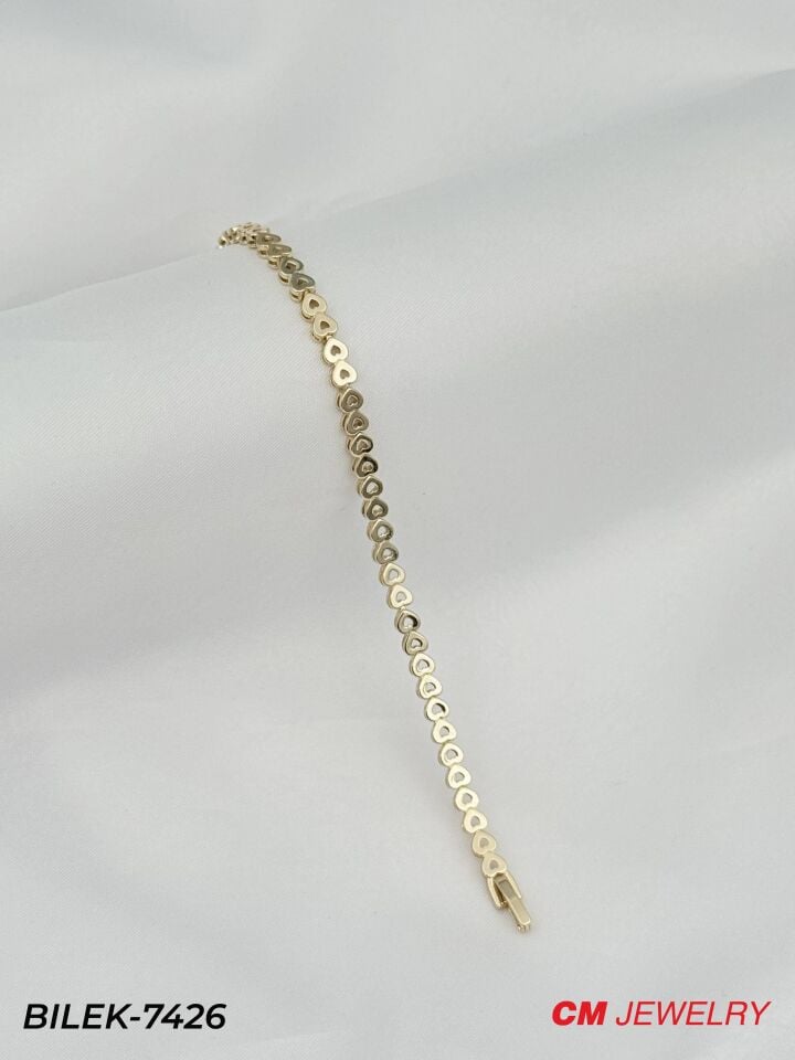 14K CM Bileklik // BILEK-7426