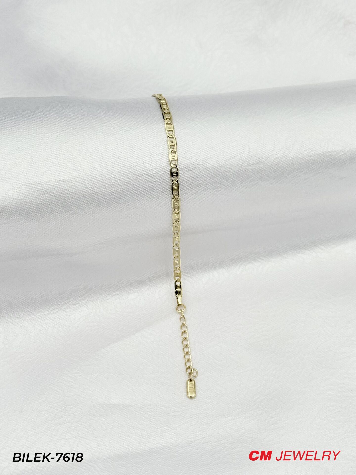 14K CM Bileklik // BILEK-7618