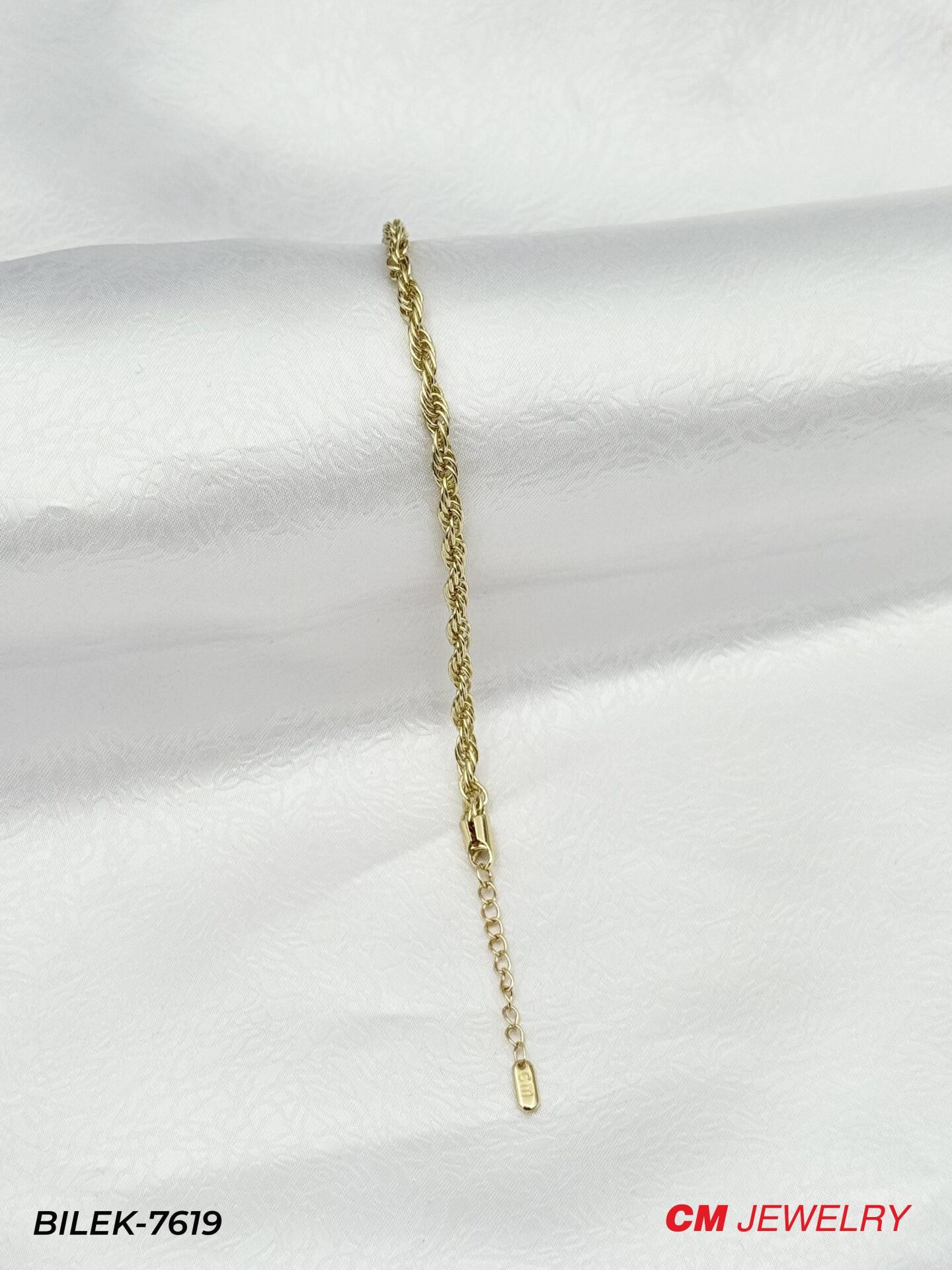 14K CM Bileklik // BILEK-7619