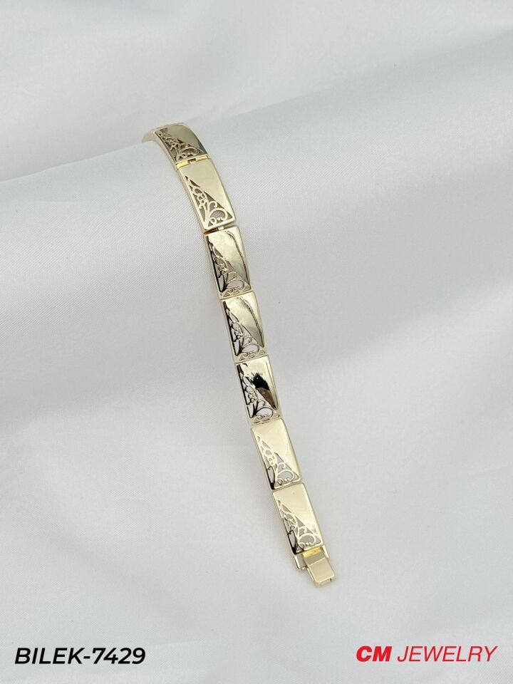 14K CM Bileklik // BILEK-7429