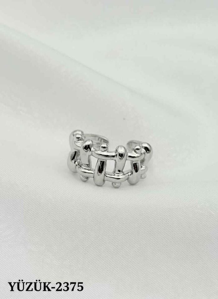 Çelik Vintage Yüzük (Ayarlanabilir) // YÜZÜK-2375