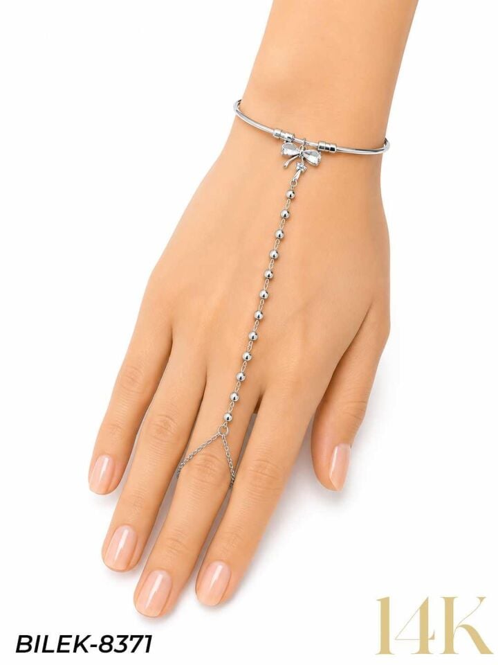Kurdele Motifli Kelepçe Şahmeran Bileklik // BILEK-8371