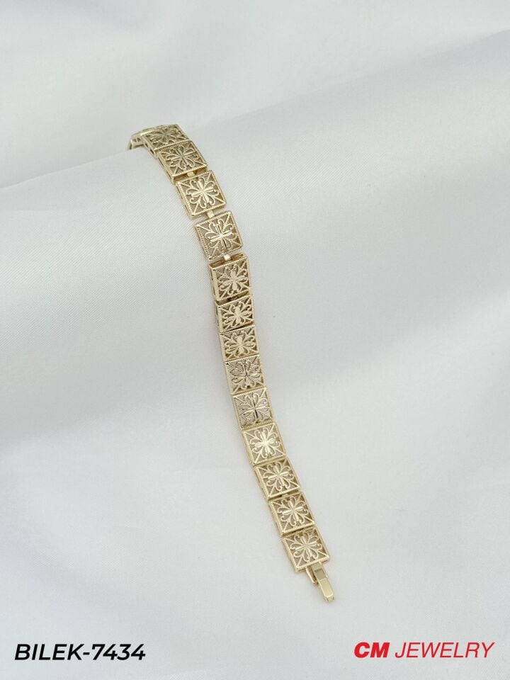 14K CM Bileklik // BILEK-7434