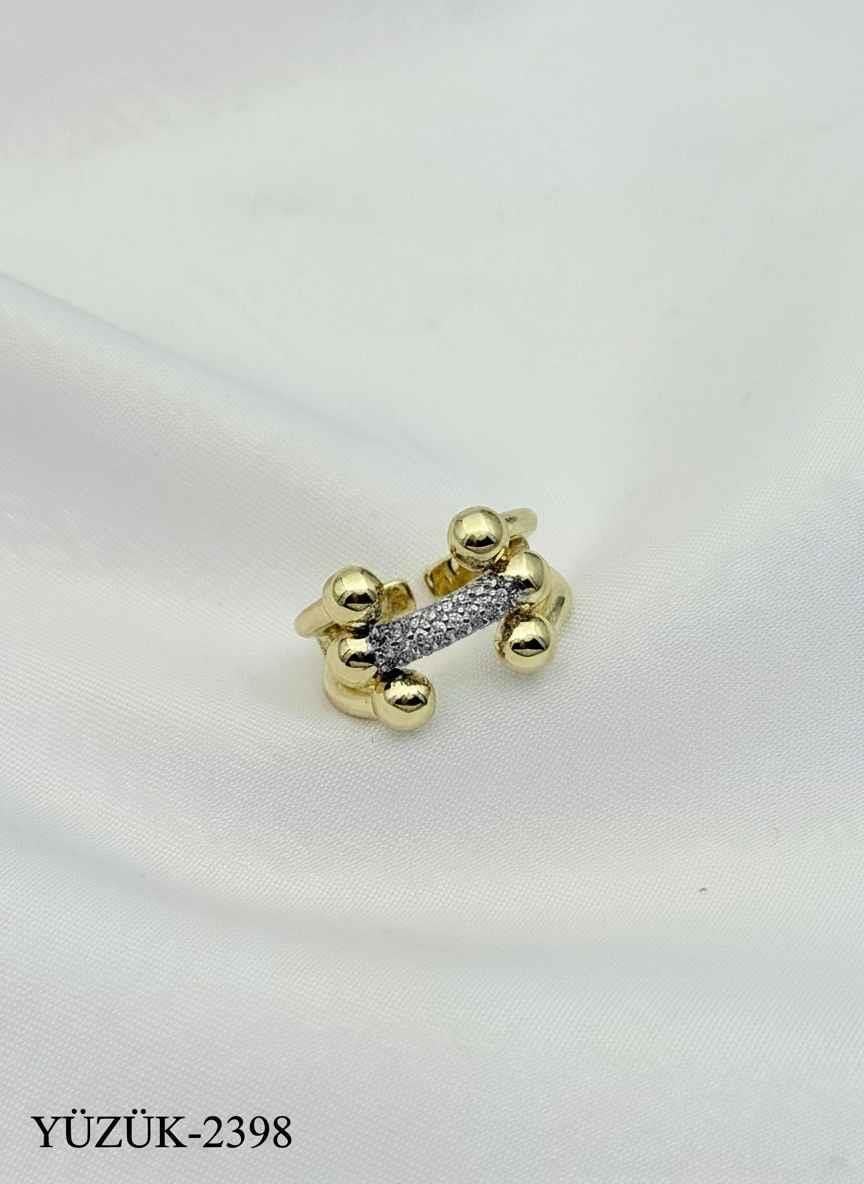 Çelik Çift Renk Yüzük (Ayarlanabilir) // YÜZÜK-2398