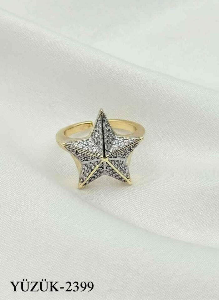 Çelik Çift Renk Yüzük (Ayarlanabilir) // YÜZÜK-2399