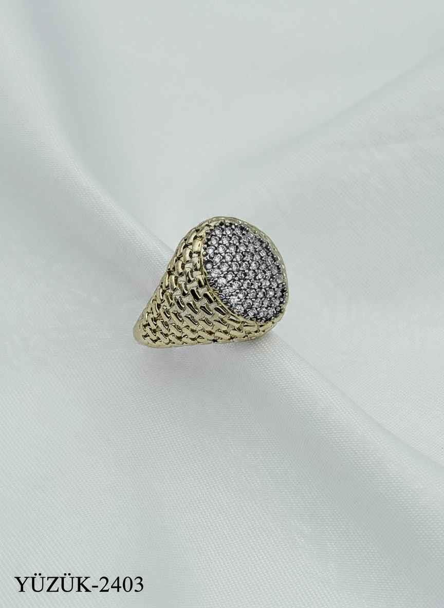 Çelik Çift Renk Yüzük (Ayarlanabilir) // YÜZÜK-2403