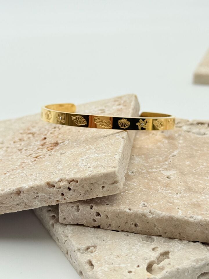 Çelik Motifli Kelepçe // KELEPCE-3790