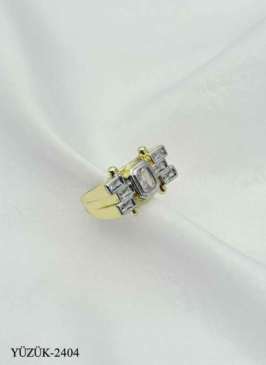 Çelik Çift Renk Yüzük (Ayarlanabilir) // YÜZÜK-2404