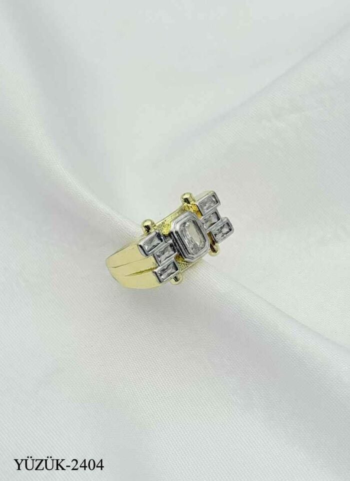 Çelik Çift Renk Yüzük (Ayarlanabilir) // YÜZÜK-2404