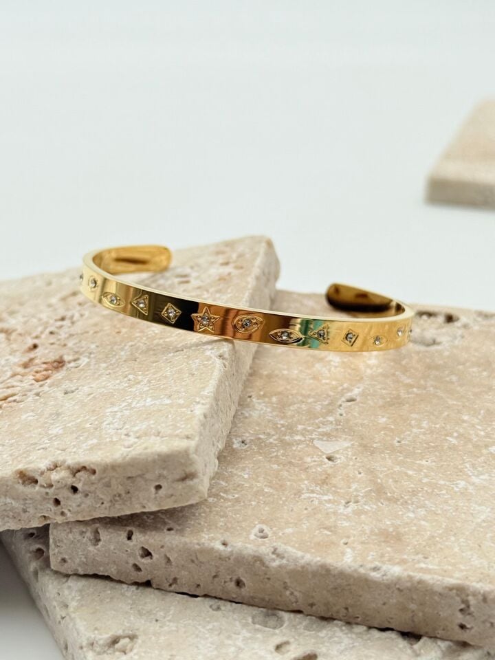 Çelik Motifli Kelepçe // KELEPCE-3791