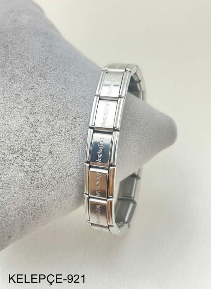 Çelik NMT Bileklik (Çıkarılabilir) Yazılı // KELEPÇE-921