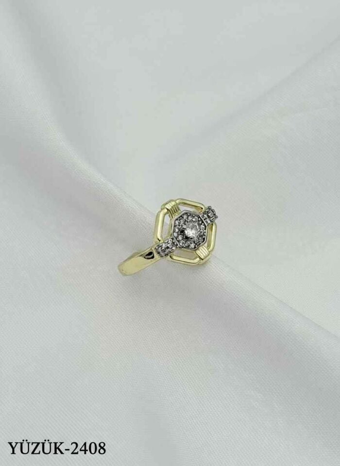 Çelik Çift Renk Yüzük (Ayarlanabilir) // YÜZÜK-2408