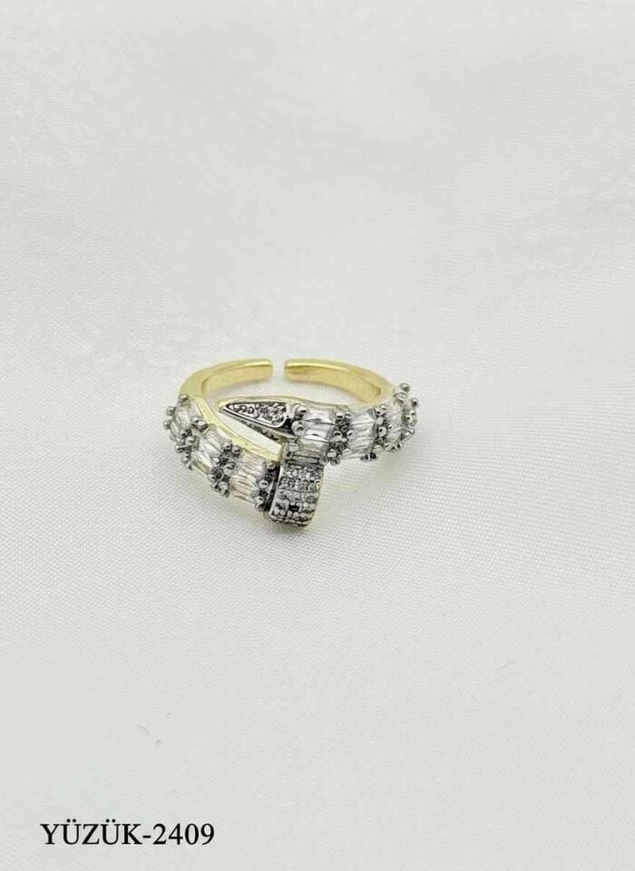 Çelik Çift Renk Yüzük (Ayarlanabilir) // YÜZÜK-2409