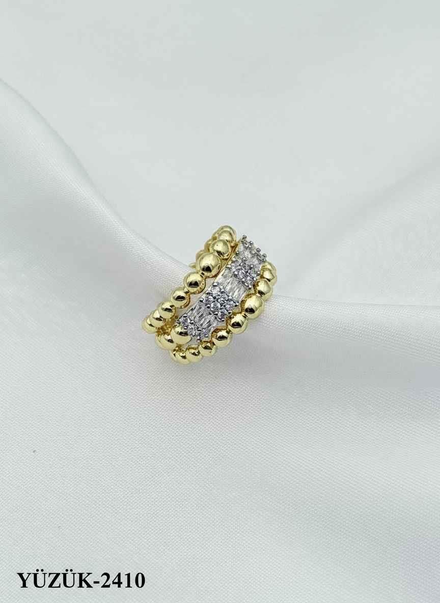 Çelik Çift Renk Yüzük (Ayarlanabilir) // YÜZÜK-2410