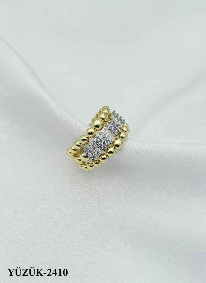 Çelik Çift Renk Yüzük (Ayarlanabilir) // YÜZÜK-2410