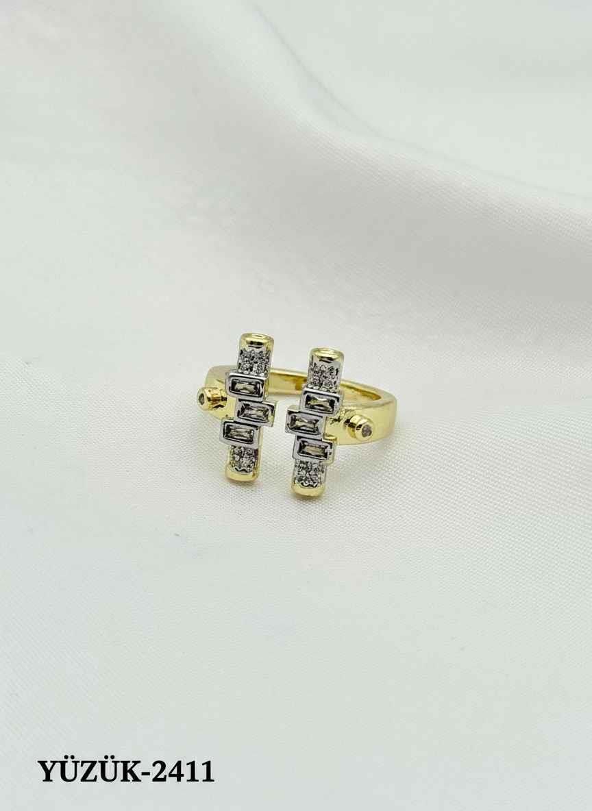 Çelik Çift Renk Yüzük (Ayarlanabilir) // YÜZÜK-2411