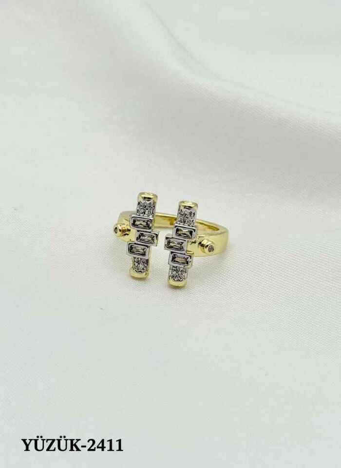 Çelik Çift Renk Yüzük (Ayarlanabilir) // YÜZÜK-2411