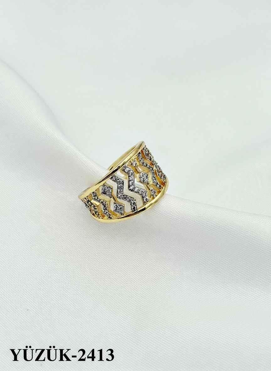 Çelik Çift Renk Yüzük (Ayarlanabilir) // YÜZÜK-2413