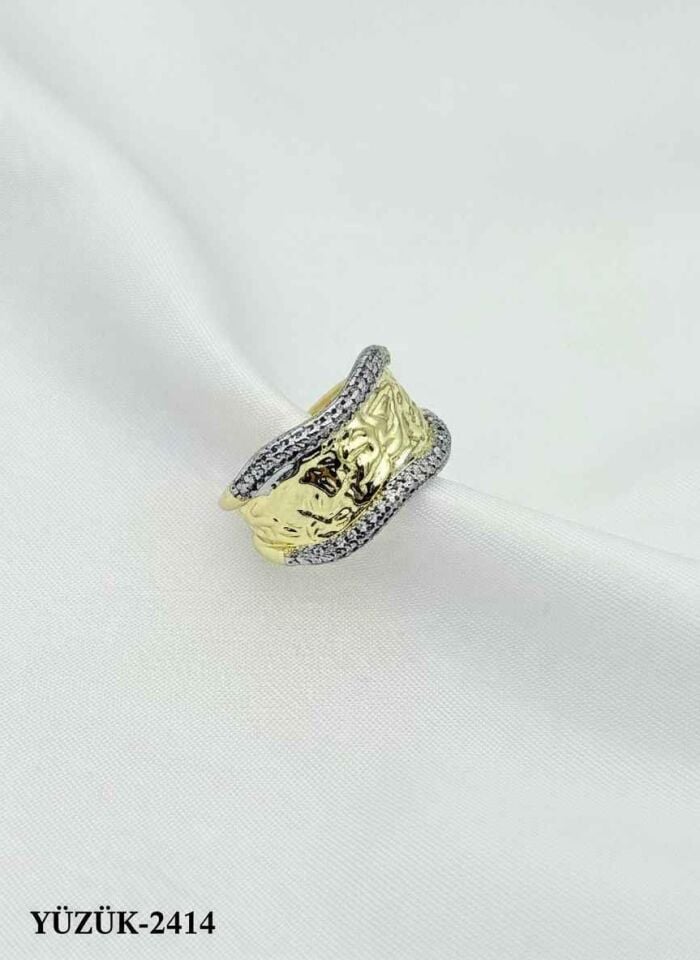 Çelik Çift Renk Yüzük (Ayarlanabilir) // YÜZÜK-2414