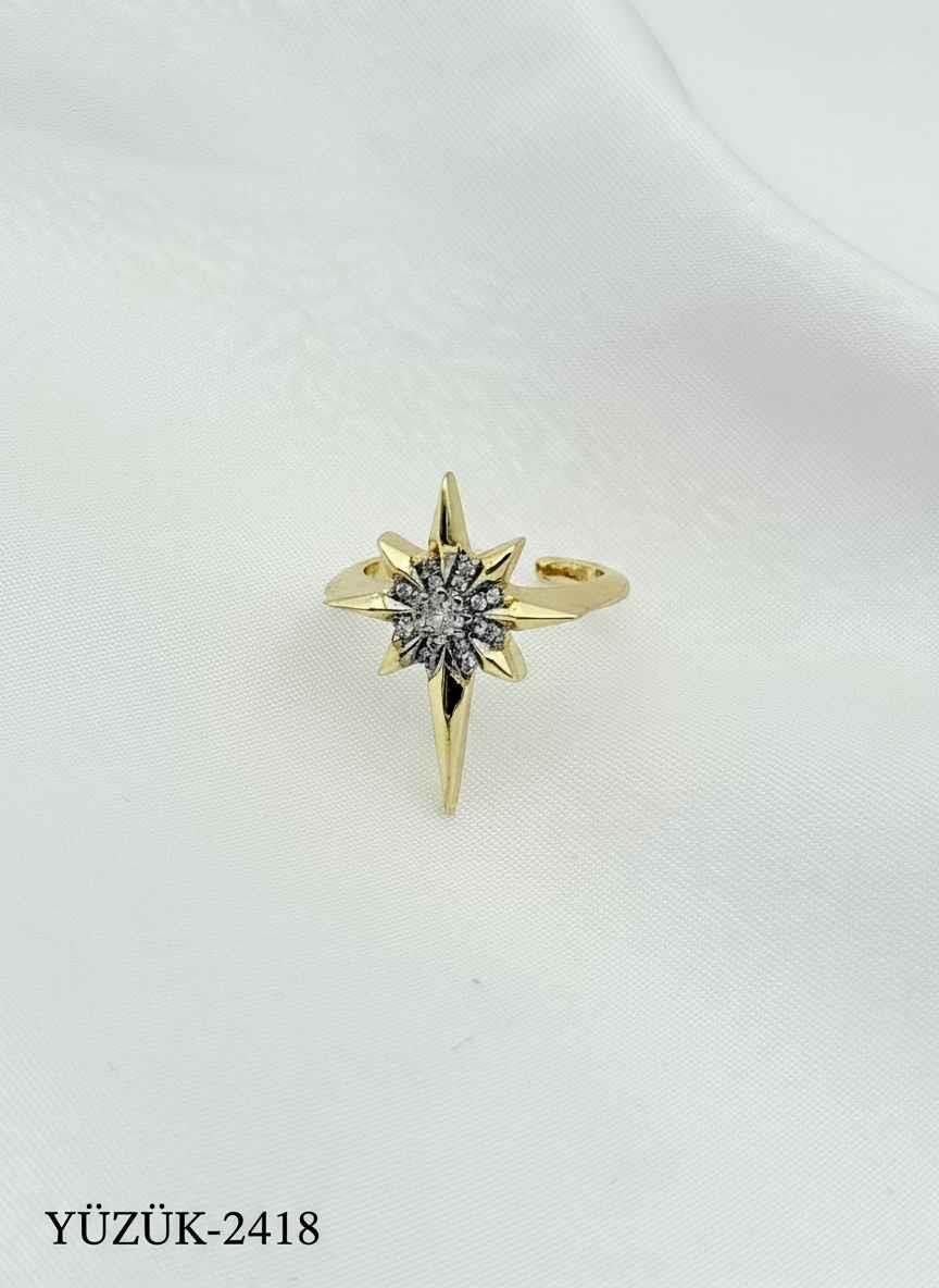 Çelik Çift Renk Yüzük (Ayarlanabilir) // YÜZÜK-2418