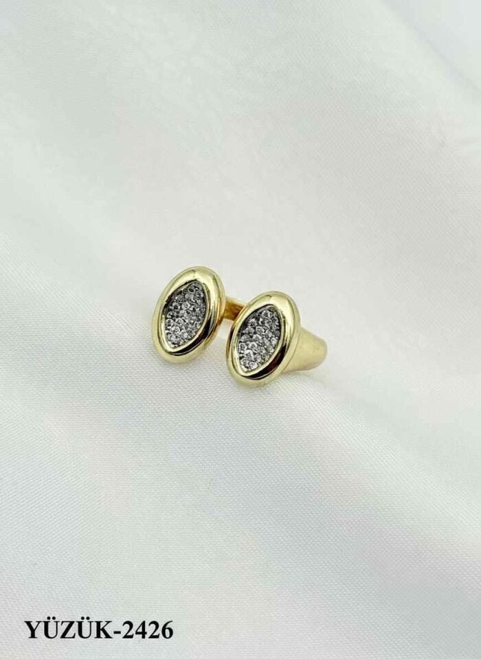 Çelik Çift Renk Yüzük (Ayarlanabilir) // YÜZÜK-2426