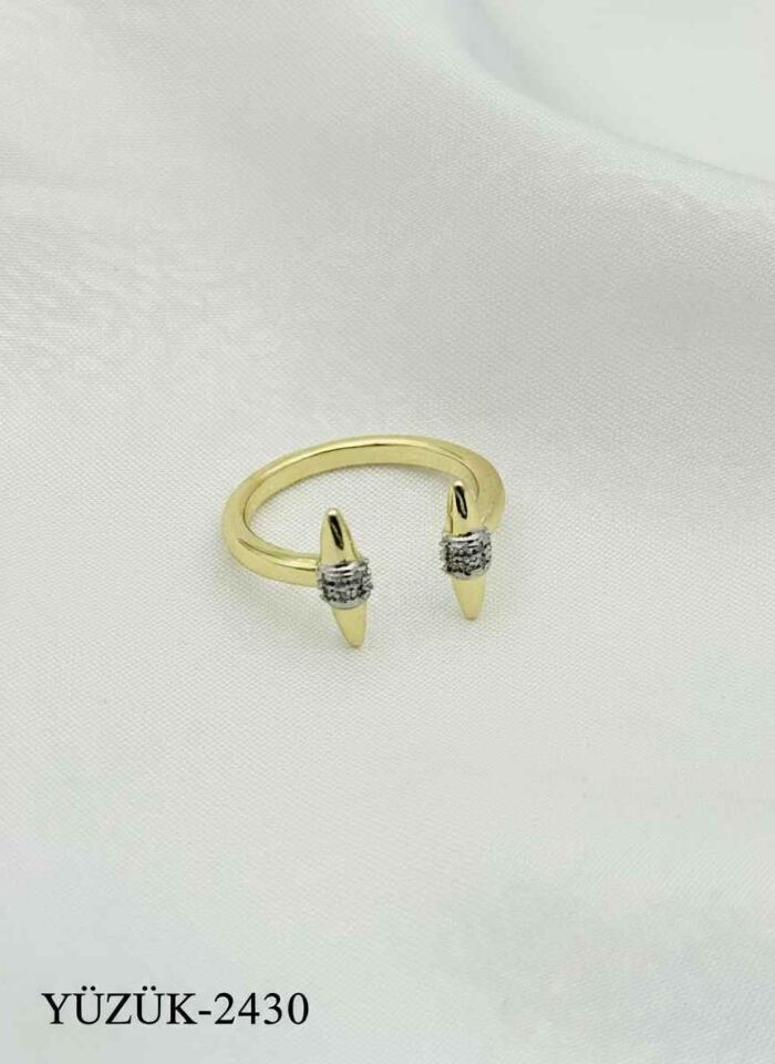 Çelik Çift Renk Yüzük (Ayarlanabilir) // YÜZÜK-2430