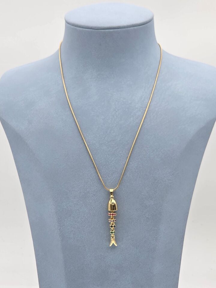 Çelik Kolye 45cm // KOLYE-5992