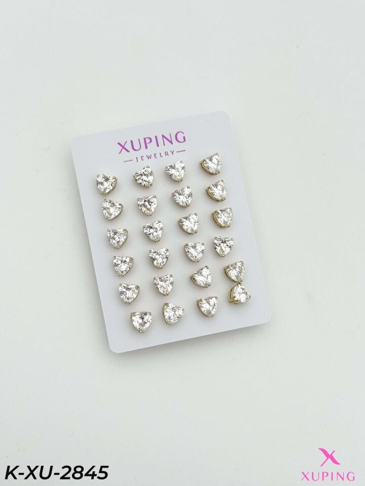 XUPING Küpe 12'li Çift// K-XU-2845