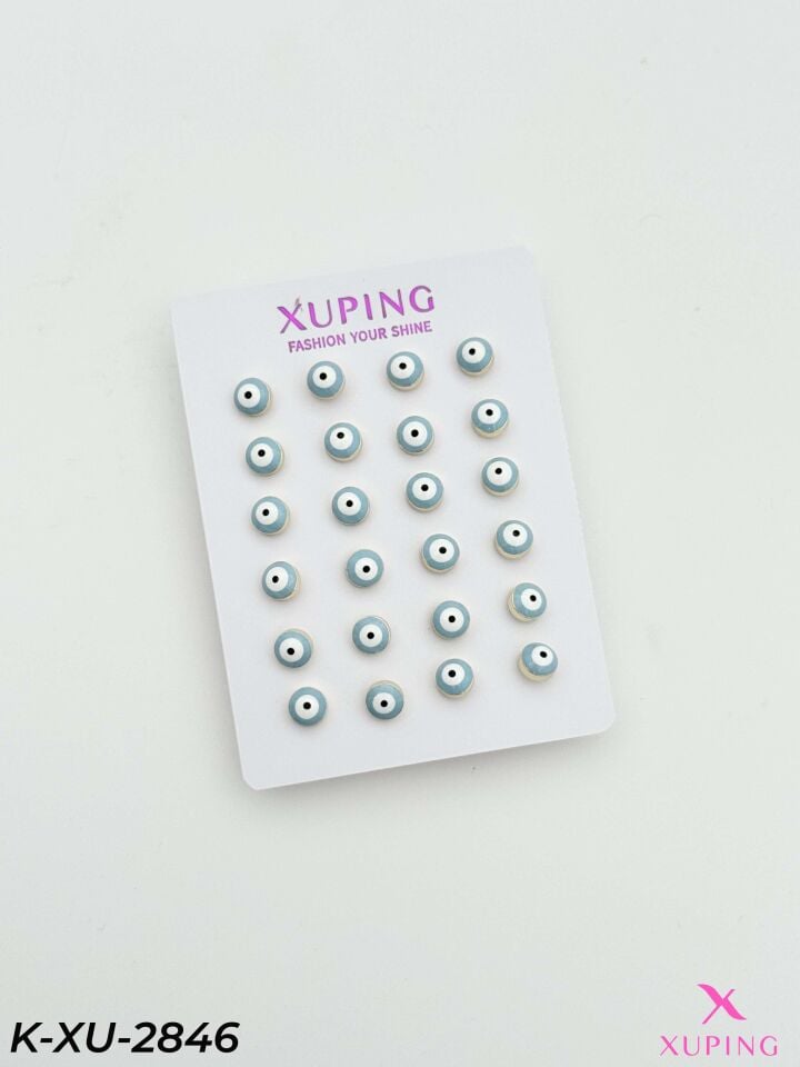 XUPING Küpe 12'li Çift// K-XU-2846