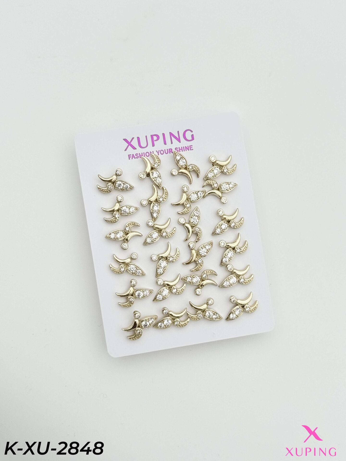XUPING Küpe 12'li Çift// K-XU-2848