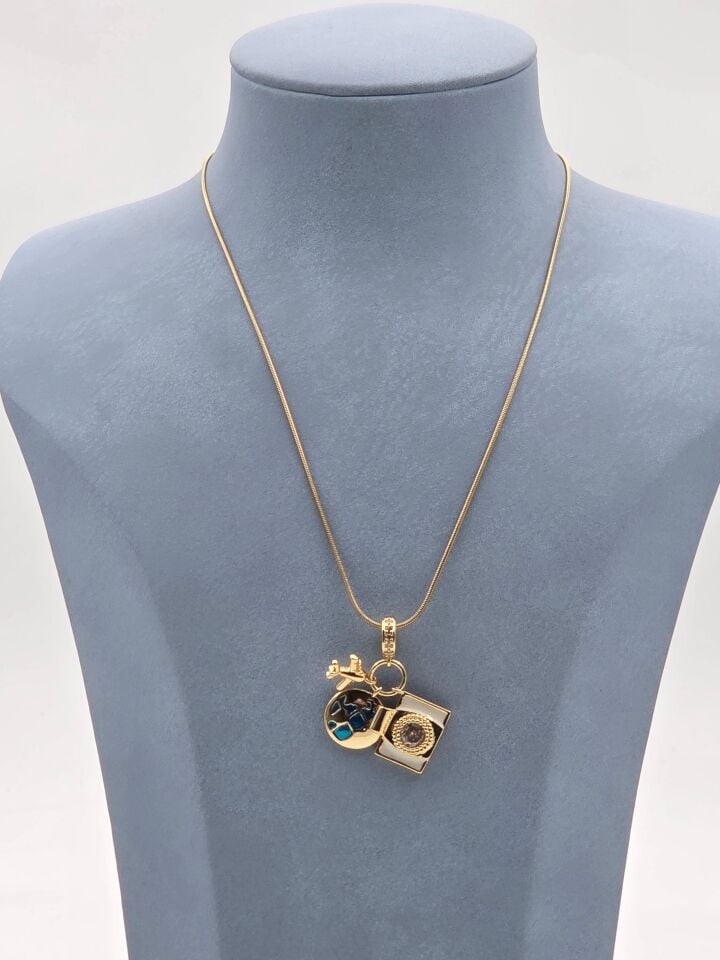 Çelik Kolye 45cm // KOLYE-6001