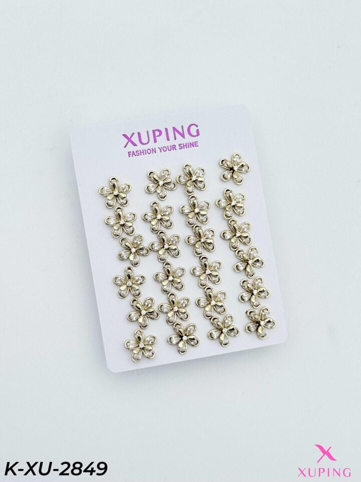 XUPING Küpe 12'li Çift// K-XU-2849