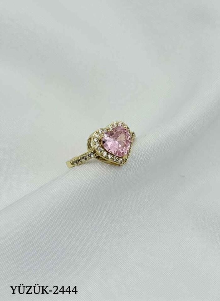 Çelik Kalp Pand*ra Yüzük (Ayarlanabilir) // YÜZÜK-2444