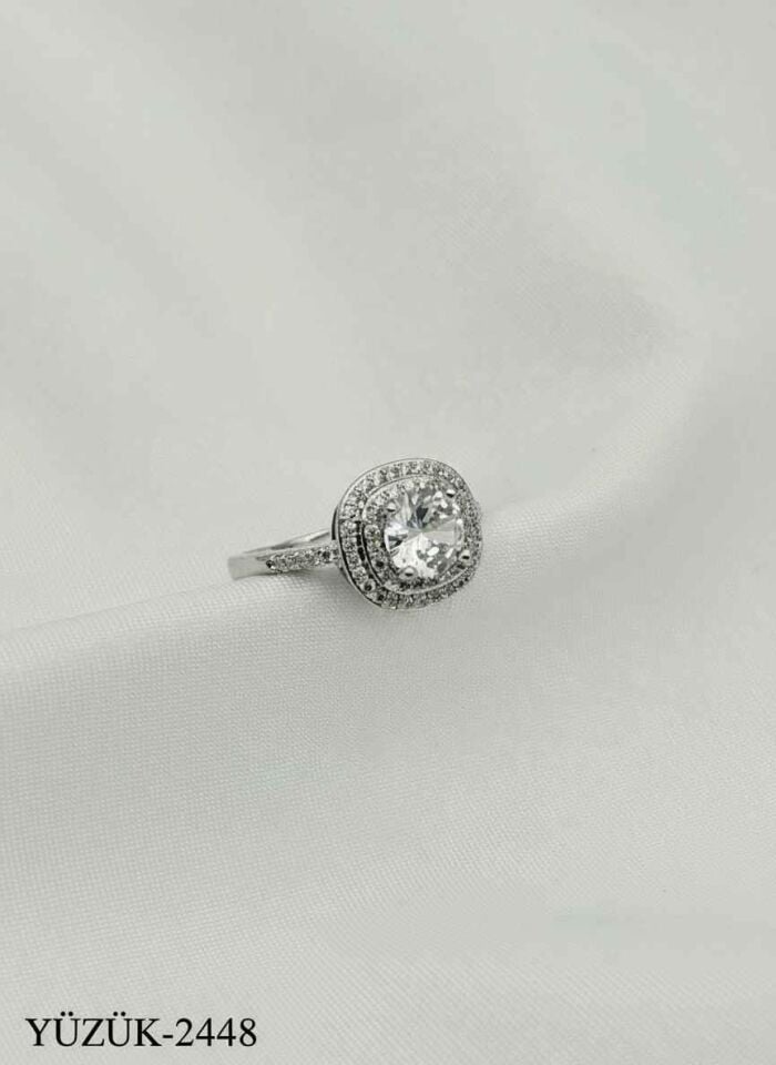 Çelik Baget Tektaş Yüzük (Ayarlanabilir) // YÜZÜK-2448