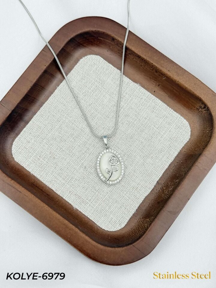 Çelik Kolye 45cm // KOLYE-6979