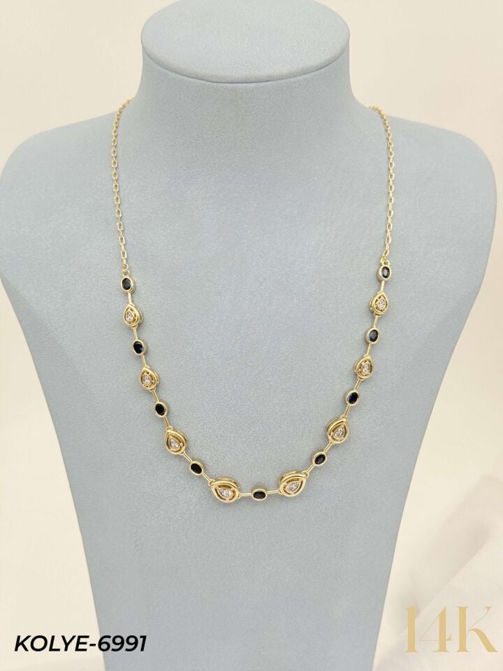 14K Element Charmlı Kolye // KOLYE-6991