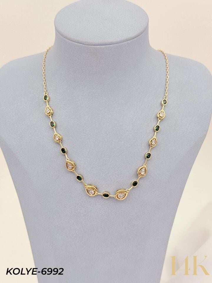 14K Element Charmlı Kolye // KOLYE-6992