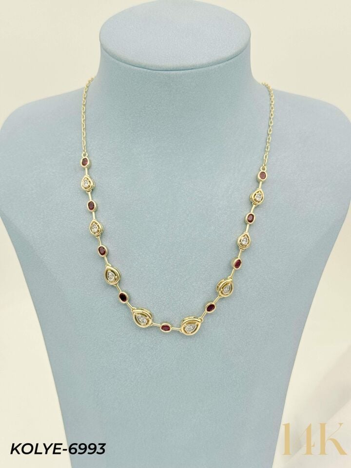 14K Element Charmlı Kolye // KOLYE-6993