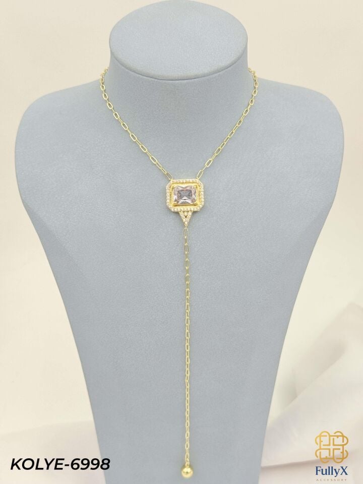 FULLY X 14K Y Kolye // KOLYE-6998