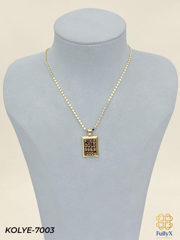 FULLY X 14K Y Kolye // KOLYE-7003