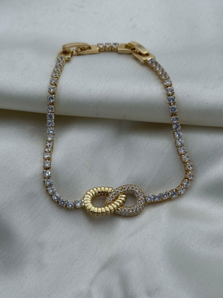 Çelik Su Yolu Bileklik // BILEK-5551