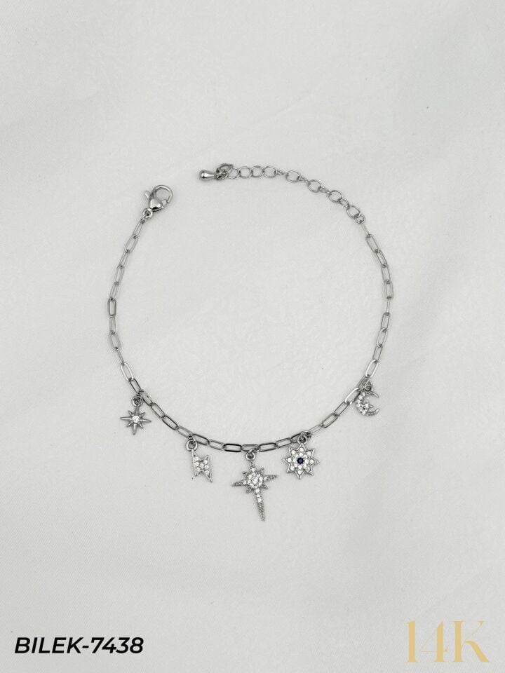 14K Charmlı Bileklik // BILEK-7438