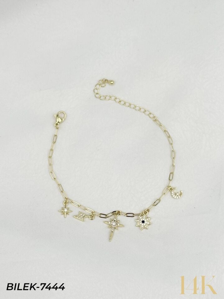 14K Charmlı Bileklik // BILEK-7444