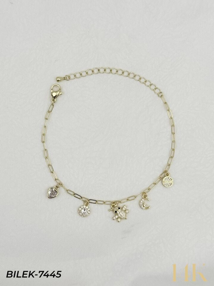 14K Charmlı Bileklik // BILEK-7445