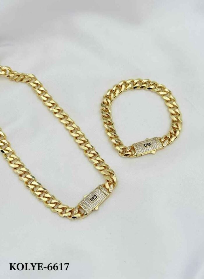 14K Gurmet Kolye Bileklik Set // KOLYE-6617