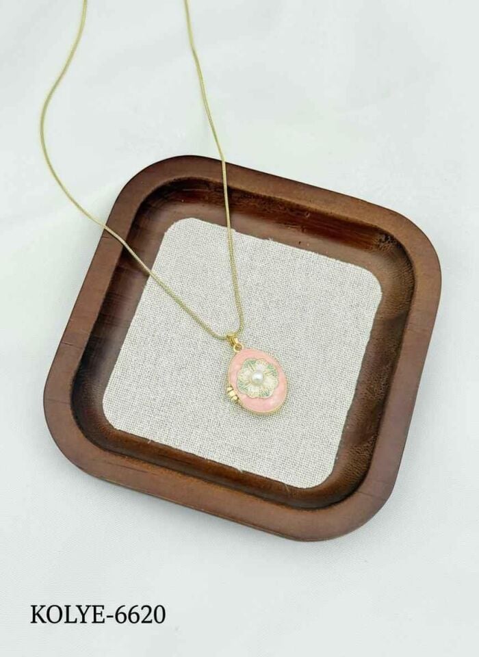 Çelik Kapaklı Kolye 45cm // KOLYE-6620