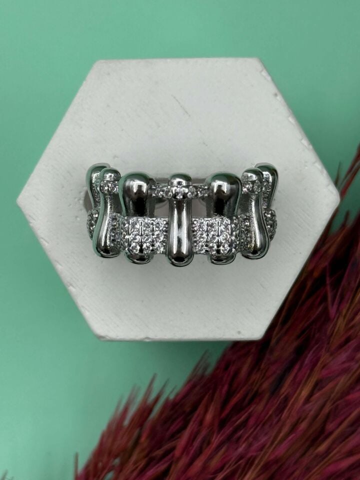 Çelik Yüzük (Ayarlanabilir) // YÜZÜK-1664