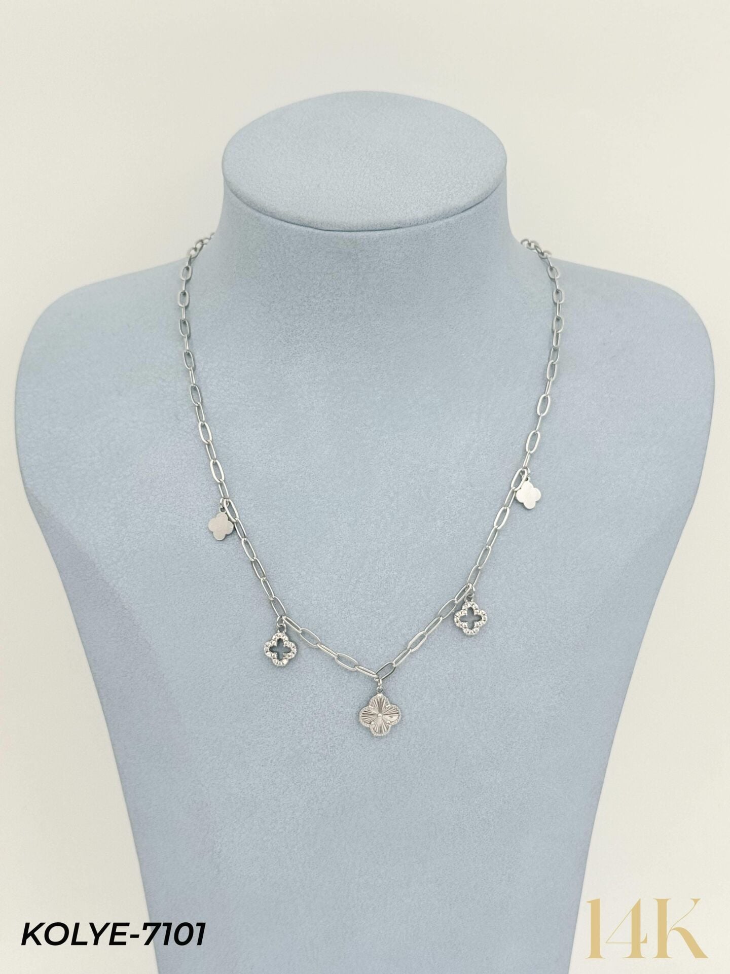 14K Charmlı Kolye 45cm // KOLYE-7101