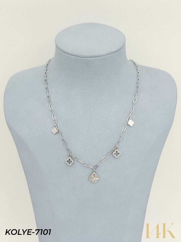 14K Charmlı Kolye 45cm // KOLYE-7101