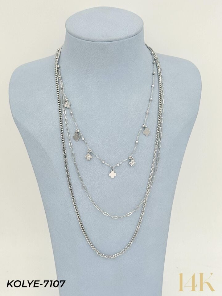 14K Çoklu Kolye // KOLYE-7107
